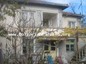 A character country house, rendered outside, in the village of Yambol Region.
