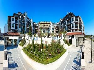 The complex is located directly on the sandy beach of Pomorie
