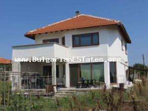 New spacious house is for sale at the village of Trastikovo, 15км from the sea in Bulgaria.