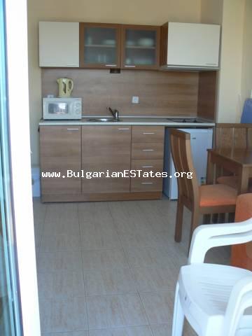 For Sale is one-bedroom light and bright apartment in Polo Resort, Sunny Beach, Bulgaria.