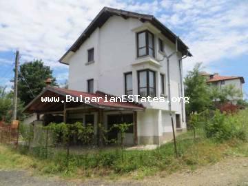 Bulgarian property for sale . New three-storey house for sale in the picturesque mountain village of Velika, 3 km from Lozenets and the sea