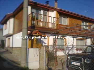New two-storey house for sale located at the village of Gramatikovo, 30 km from the town of Tsarevo and the sea in Bulgaria.