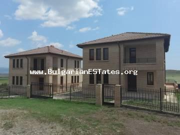 New two-storey house is for sale with sea panorama in the village of Aleksandrovo, 12 km from the sea and Sunny beach, Bourgas, Bulgaria
