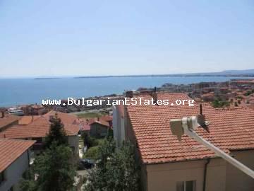 GREAT BARGAIN! For sale is cheap furnished studio with unique sea panorama in St. Vlas, Bulgaria.