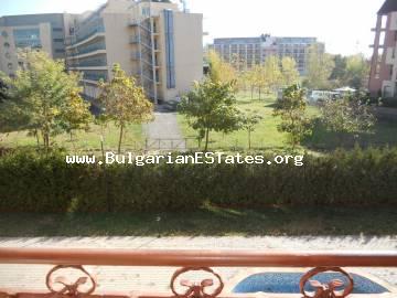 For sale is a spacious, bright two bedrooms apartment in the complex Sunflower, the complex is located in the Northern part of Sunny Beach resort.