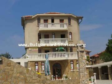 For sale is huge house with shop and café in the village of Cherno more only 10 km from the sea and the seaside city of Bourgas in Bulgaria.