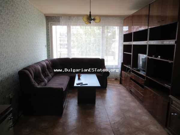 Buy huge two-bedroom apartment in the centre of the seaside city of Bourgas, Bulgaria.