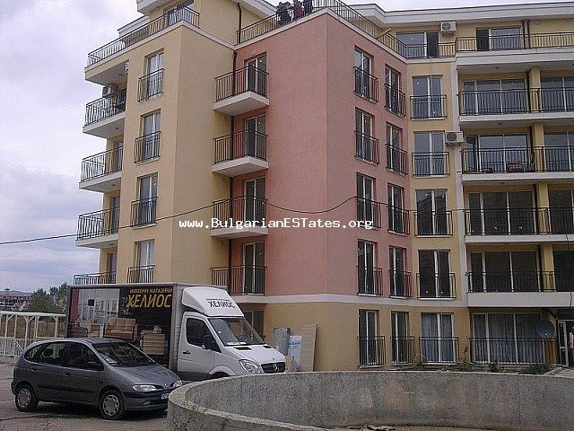 Affordable one-bedroom apartment in the new complex "Golden Day 2", Sunny Beach, Bulgaria is for sale.