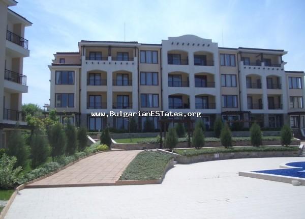 Two-bedroom apartment with all furniture and appliances in the complex "Paradise View", area Budjaka, Sozopol is offered for sale.