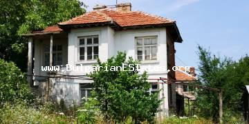 Two-storey house for sale in the village of Krushevets, only 25 km from the sea and 35 km from the city of Bourgas.