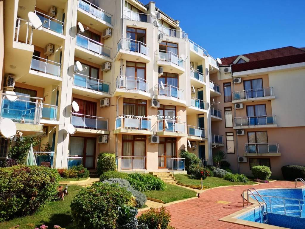A large two-bedroom apartment is for sale in Starfish complex, Sveti Vlas resort.