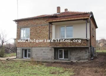 Solid house is for sale in Rudnik quarter, Burgas, just 9 km from the beach.