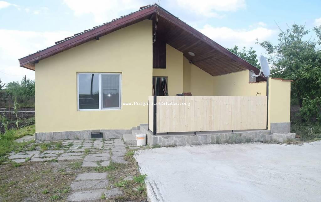 Cheap rural property for sale – one-storey house after repairs in the village of Trastikovo only 15 km from Bourgas, Bulgaria.