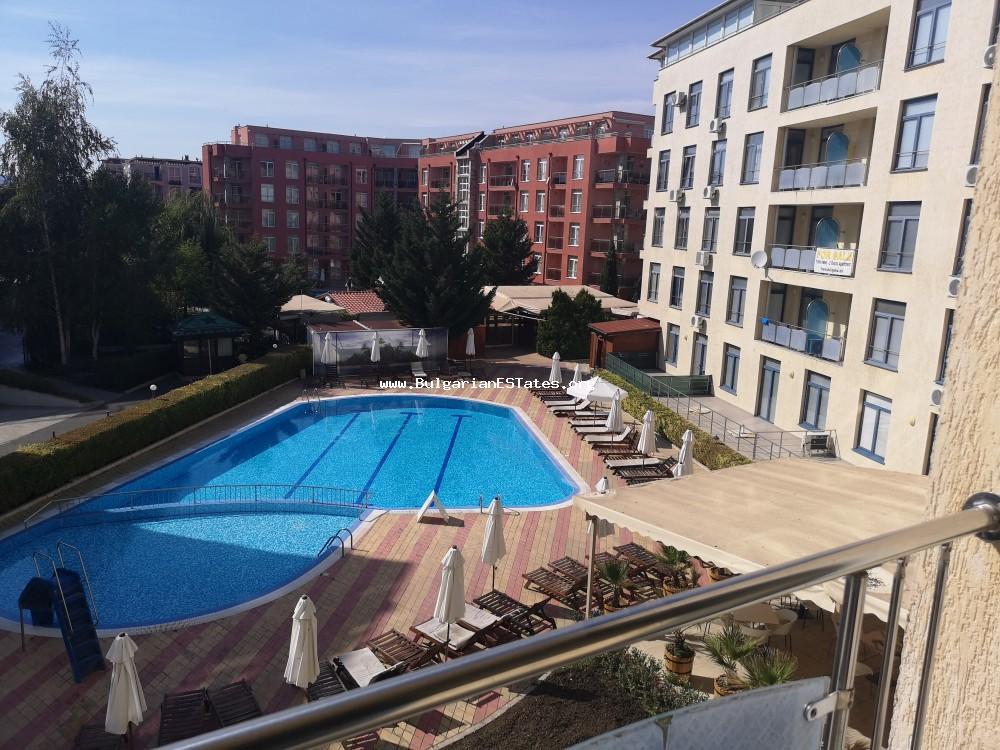 A big studio is for sale affordably, with the opportunity to be converted into a one bedroom apartment just 300 meters from the beach in Sunny Beach, “Rainbow Complex”!!