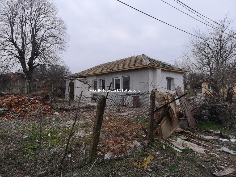 We sell a renovated, one-storey house in the village of Debelt, 20 km from Burgas and the sea, Bulgaria.