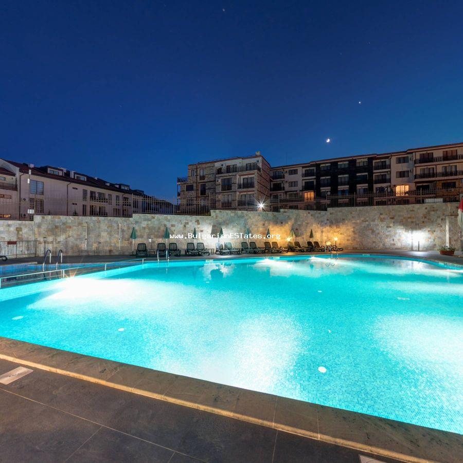 Furnished studio for sale, just 150 meters from the beach in Sveti Vlas.