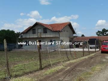 A massive house is for sale in Bulgaria. It is profitable to buy a two-storey house with a large courtyard in the village of Simeonovo, just 80 km from the city of Burgas, 50 km from the city of Sredets and 20 km from the city of Yambol.
