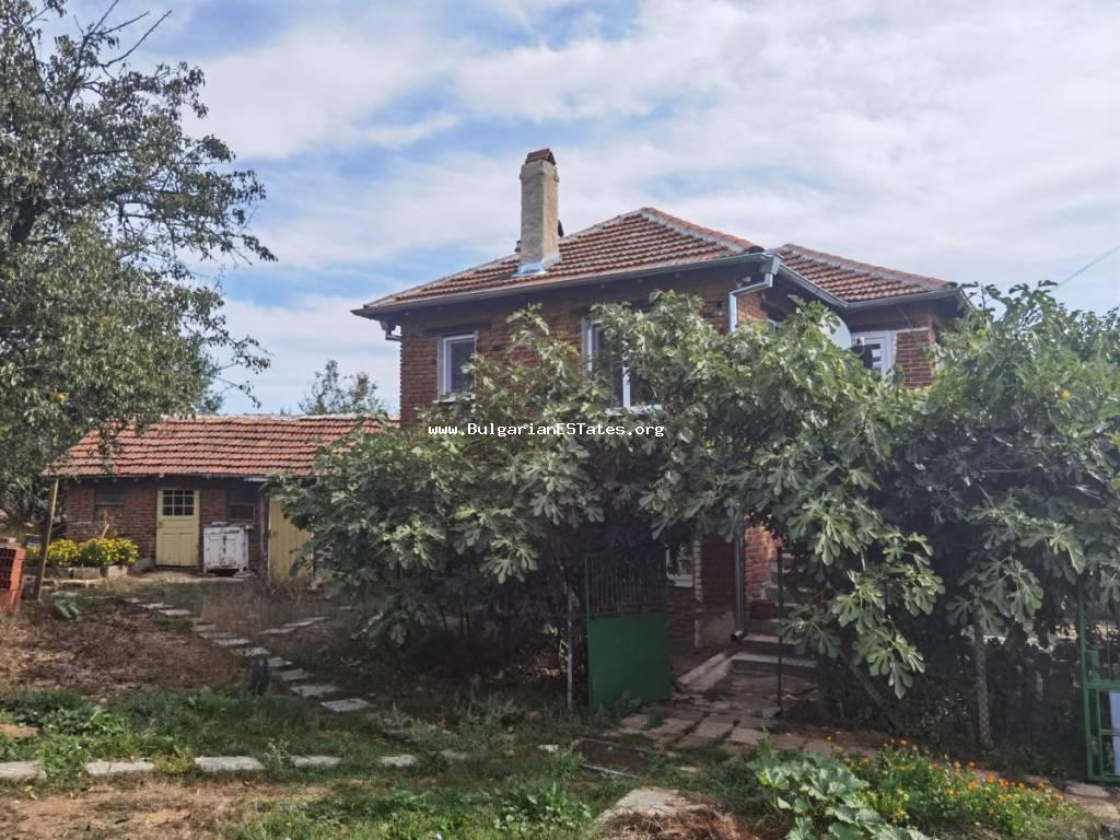 We offer for sale a renovated two-storey house for year-round living in an ecologically clean area - the village of Golyamo Krushevo, 55 km from Burgas.