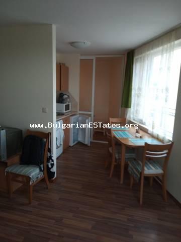 For sale is a large studio in a complex with swimming pools and Parking – “Amadeus 19”, Sunny Beach resort, 800 m from the beach.