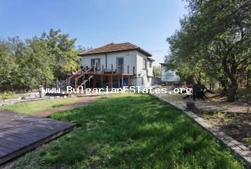 TOP OFFER!!!! For sale is a two-storey renovated house in the village of Knyazhevo, just 7 km from the town of Elkhovo, 100 km from the city of Burgas and 25 km from Turkey. Real estate in Bulgaria.