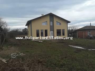 A new house for sale in the village of Dyulevo, just 25 km from the city of Burgas, and 5 km from the city of Sredets, Bulgaria.