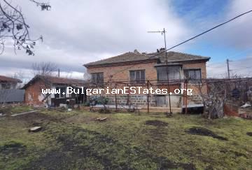 A house for sale in the village of Trastikovo, just 15 km from the city of Burgas and the sea. Sale of a property in Bulgaria.