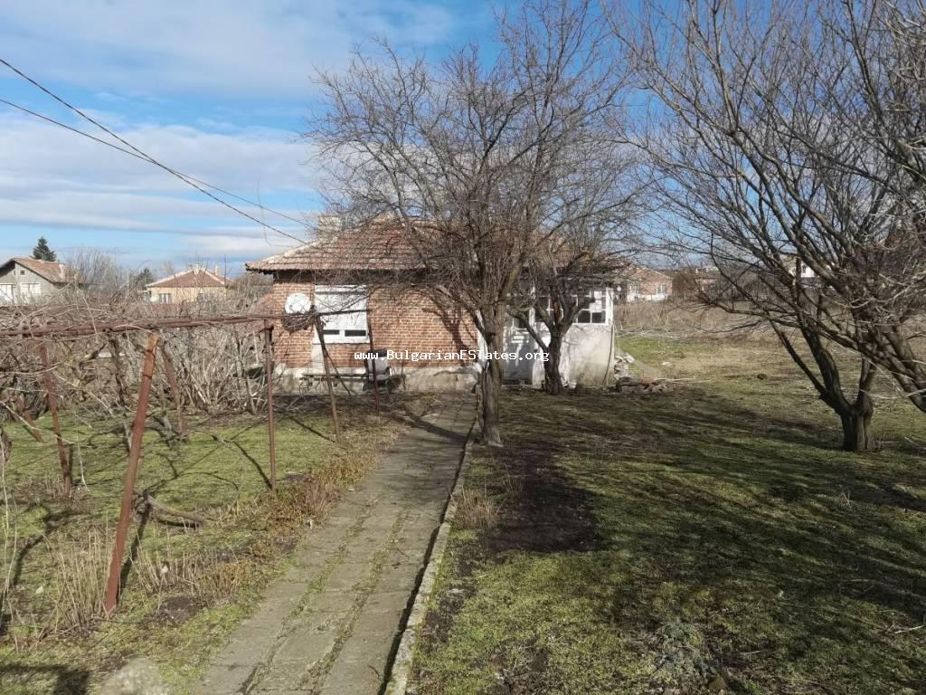 For sale is an old house with a large yard in the village of Troyanov, just 30 km from the city of Burgas and the sea.