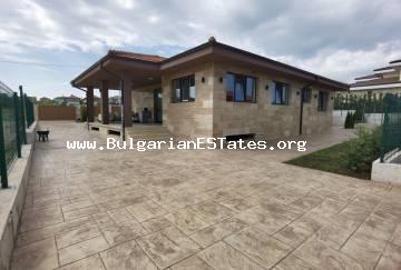 New luxury house for sale in the village of Marinka, only 5 km from the sea, 15 km from Burgas, Bulgaria.