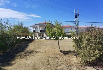 For sale is a new, detached two-storey house in a beautiful complex with a swimming pool in the village of Kosharitsa, just 7 km from Sunny Beach resort and the sea, 35 km from the city of Burgas, Bulgaria!