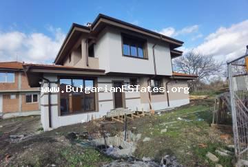 Продажба на нова къща в село Полски Извор, само на 12 км от град Бургас, България!!!
