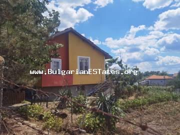 Buy a two-storey house in the village of Debelt, only 15 km from the city of Burgas and the sea, Bulgaria.