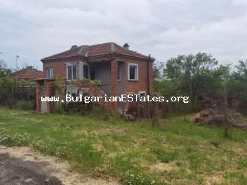 For sale is a renovated house in the village of Drachevo, only 25 km from the city of Burgas and the sea, Bulgaria.