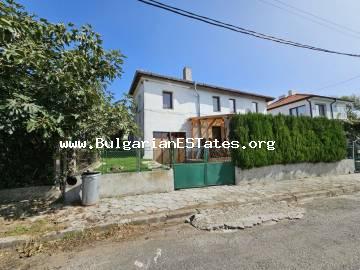 Renovated two-storey house is for sale in the village of Gramatikovo, only 30 km from the town of Tsarevo and the sea, 24 km from the town of Malko Tarnovo and the border with Turkey, Bulgaria!