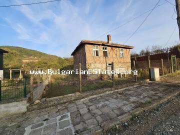 For sale is a house with a wonderful view of the Strandzha Mountains, the village of Brodilovo, only 12 km from the village of Brodilovo, Tsarevo municipality and the sea, Bulgaria!