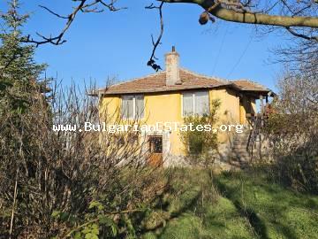 Buy a two-storey house in the village of Izvor, just 13 km from the sea and beaches of Kraimorie area, Burgas, Bulgaria! Properties for sale in Bulgaria!