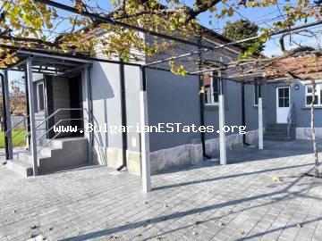 Bulgarian ESTates Real Estate offers for sale two renovated houses with a large garden, located in the village of Gyulovtsa, only 17 km from Sunny Beach and the sea, 36 km from Burgas, Bulgaria! Buy a renovated house by the sea in Bulgaria!