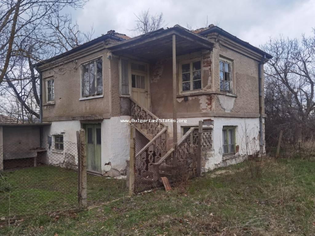 Property for sale in Bulgaria. Buy a two-storey house with a large yard in the village of Voinika, only 52 km from the city of Burgas and 27 km from the town of Sredets and 30 km from the town of Yambol.