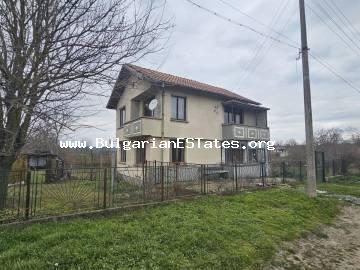 Two-storey house for sale in the village of Zagortsi, Bulgaria, 35 km from the city of Burgas and the Black Sea!