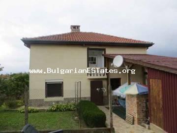 Two-storey renovated house for sale in Bulgari village, located in the Strandzha Mountain, only 20 km from Tsarevo and the Black Sea, Bulgaria.