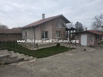 Great property for sale in the village of Debelt, Bulgaria, only 15 km from Burgas and 20 minutes from the sea!!! Two houses with a large plot and excellent potential!!!